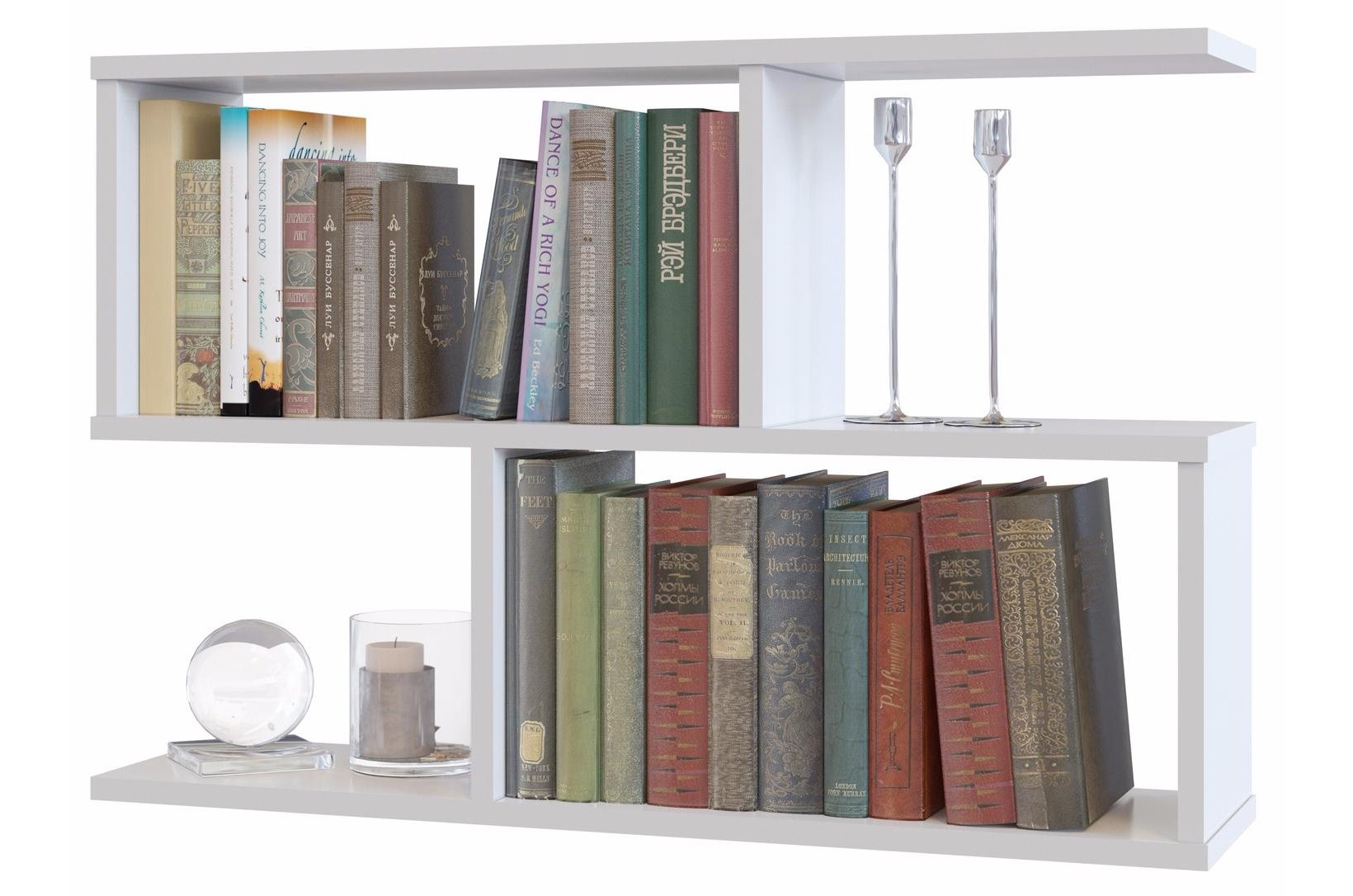 Полка настенная ПК-2 белая