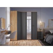 дуб крафт золотой / графит