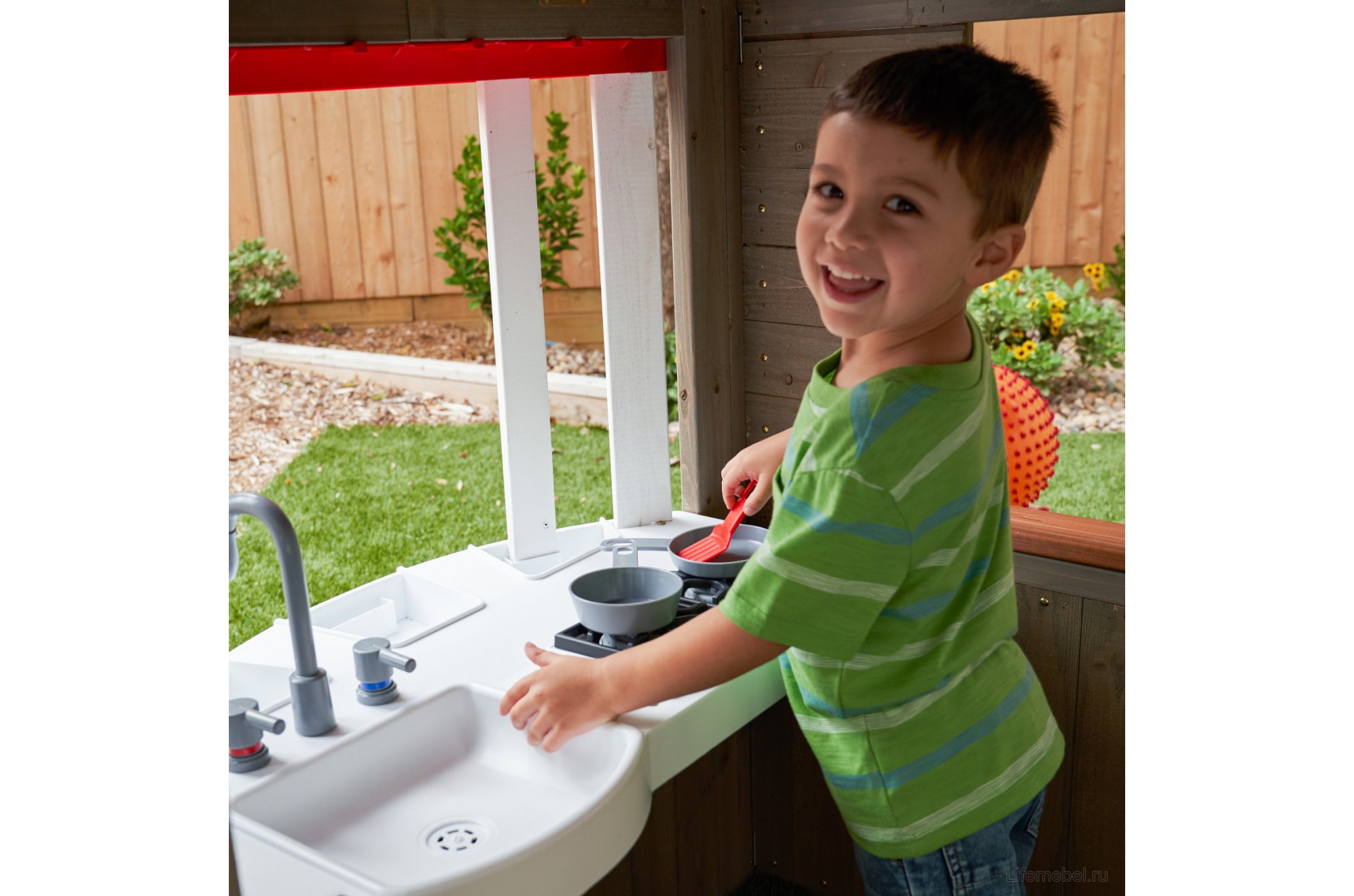 Детский домик Поместье Кантри Виста P280097_KE коричневый