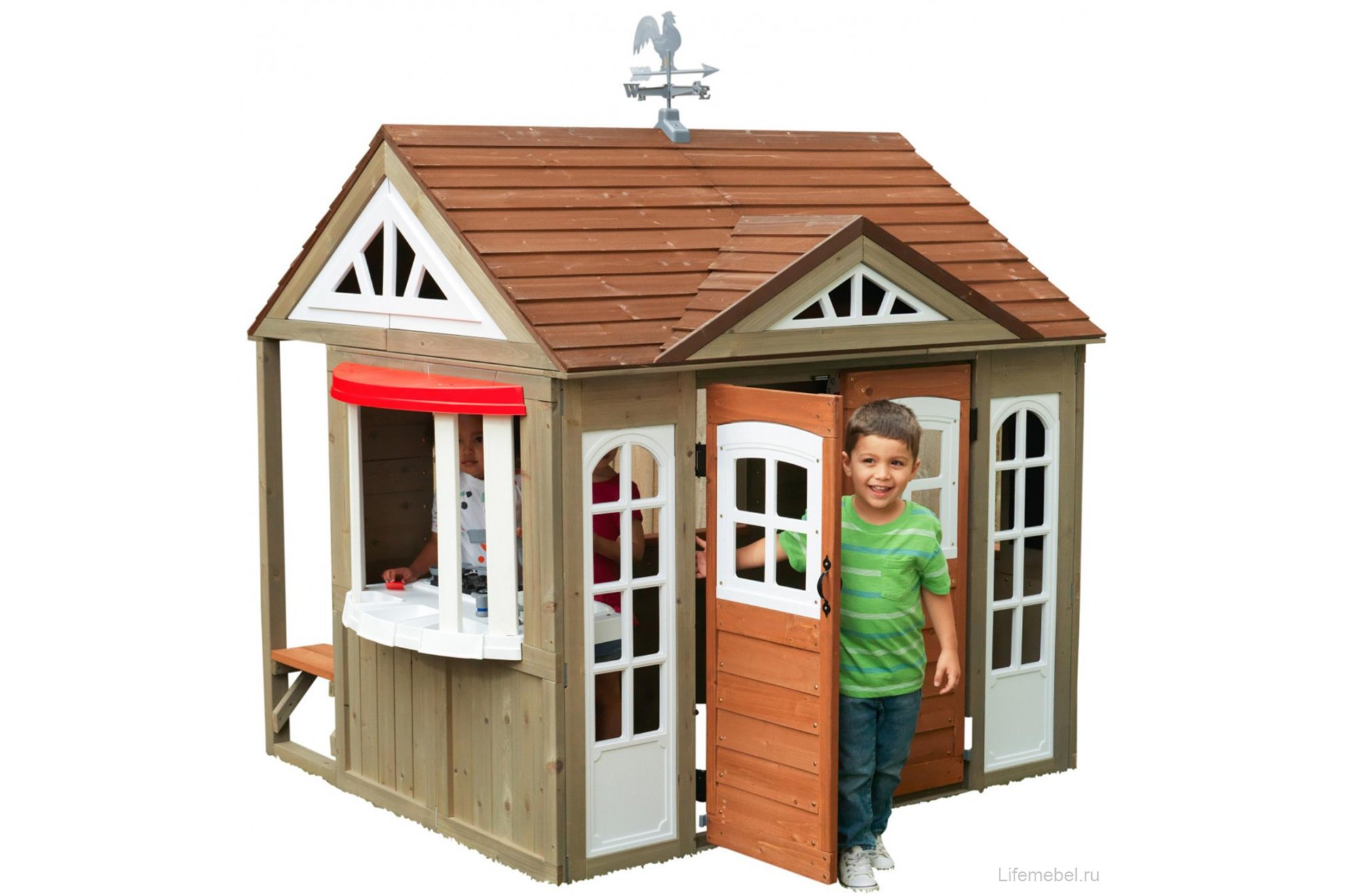 Детский домик Поместье Кантри Виста P280097_KE коричневый