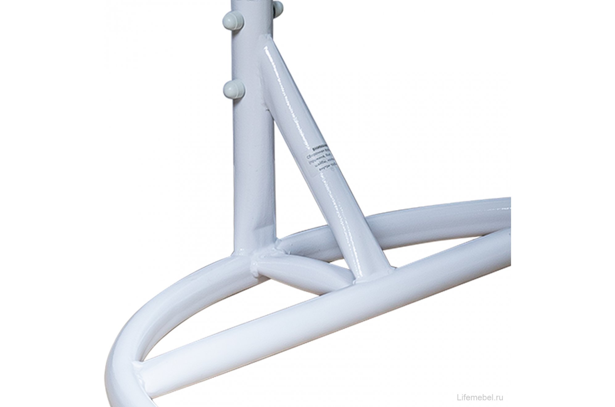 Подвесное кресло Leset Луна белое / зеленое яблоко