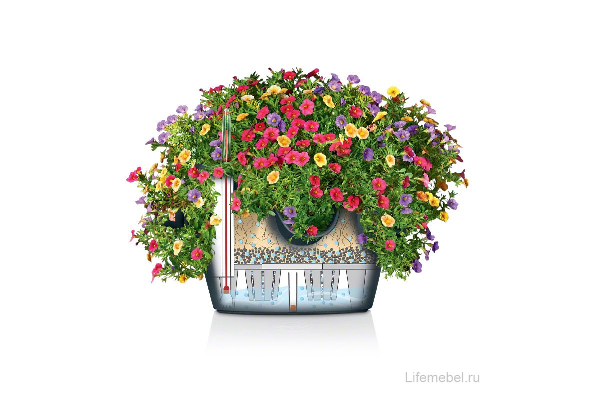 Кашпо Lechuza 14995 CASCADINO Color фисташковый