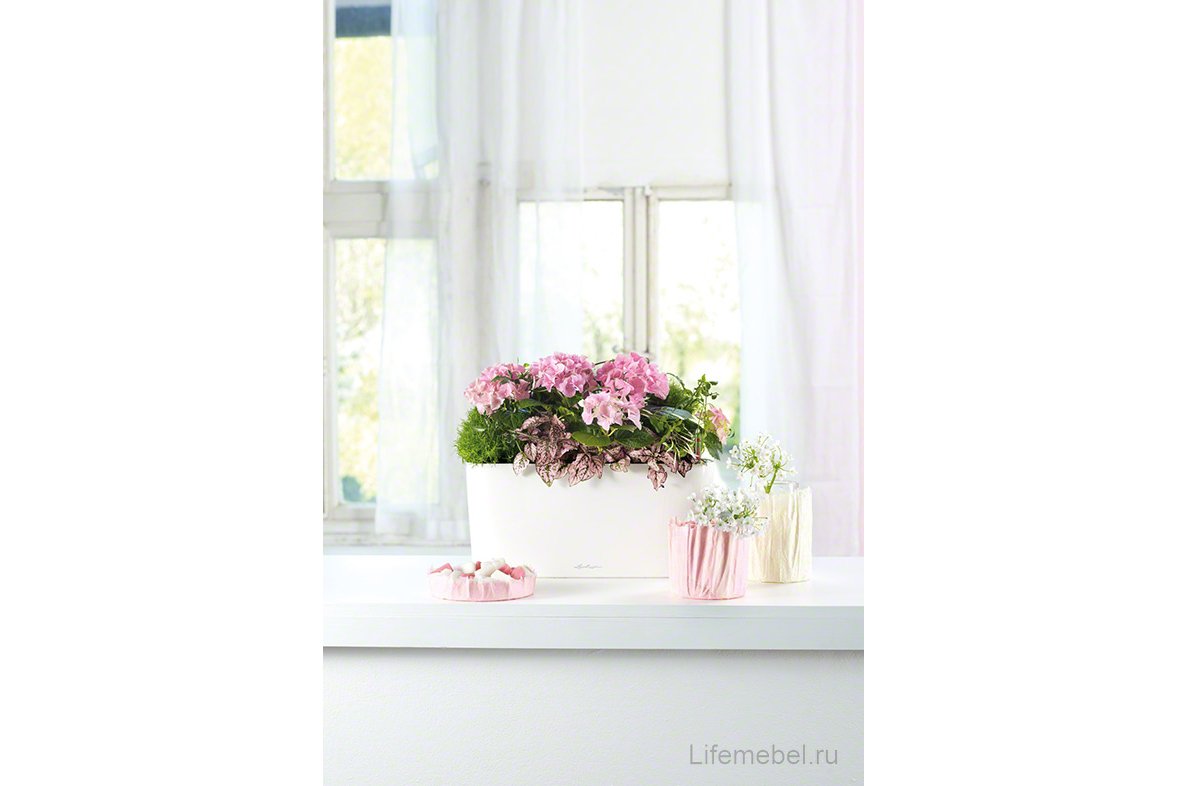 Кашпо Lechuza 15563 DELTA 20 Антрацитовый металлик