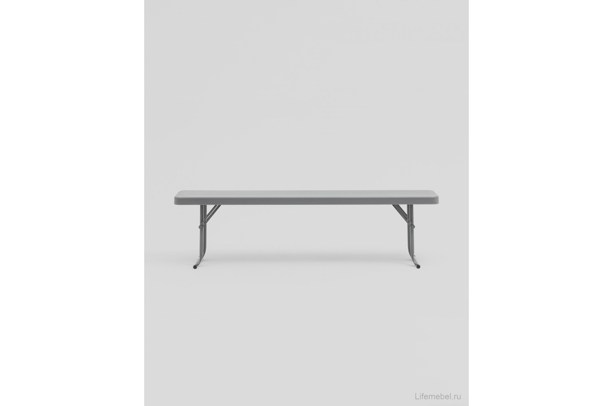Скамейка Кейт складная 152x25x42 серая