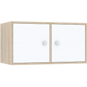 дуб сонома / белый