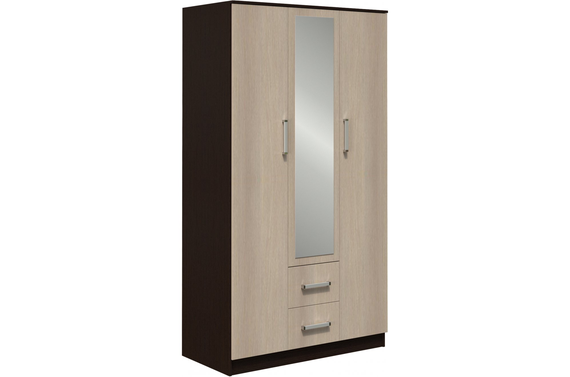 Шкаф трехдверный Фиеста венге / лоредо