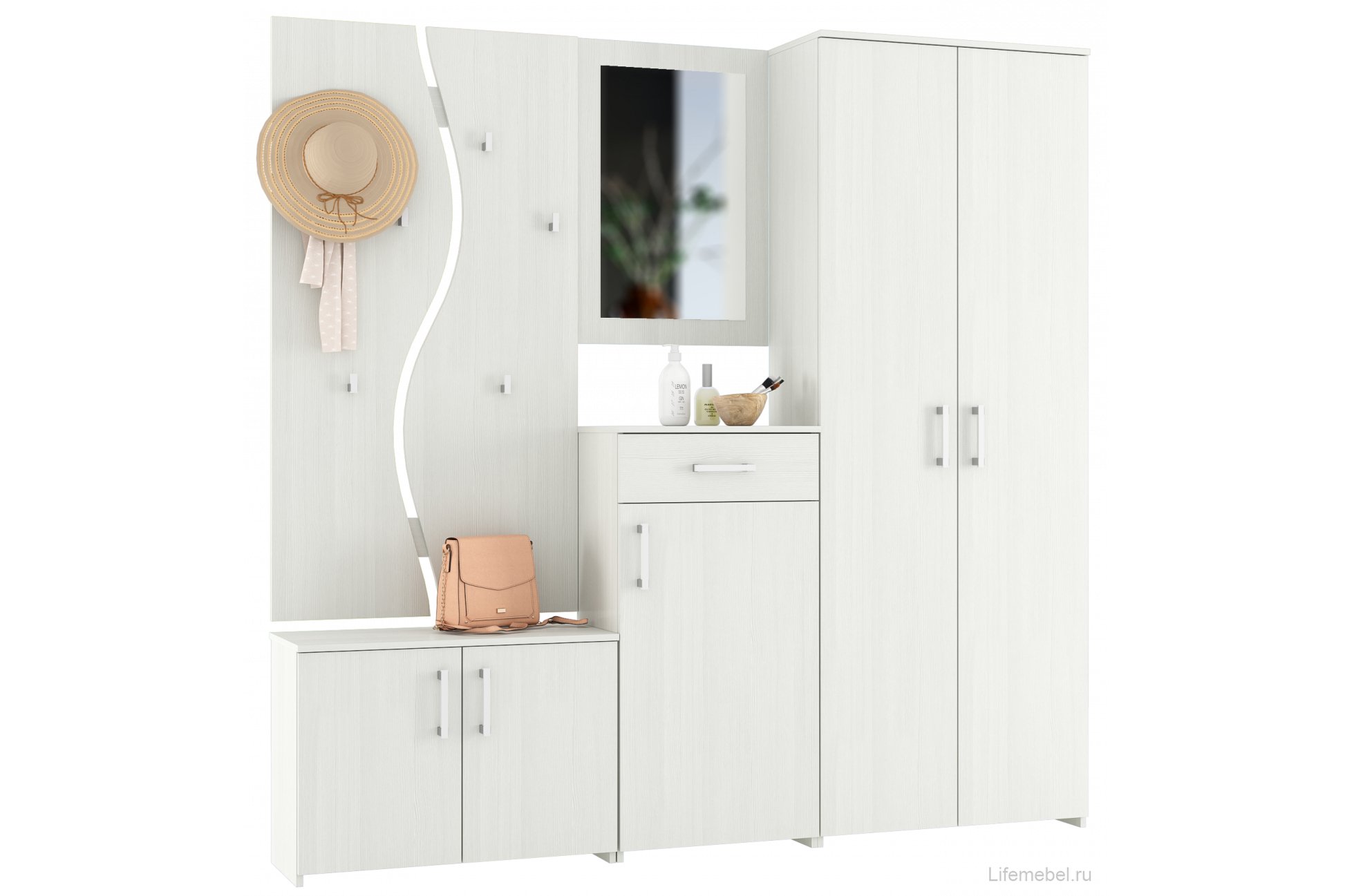 Шкаф Агата АТ-4 северное дерево светлое