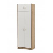 дуб сонома / белый