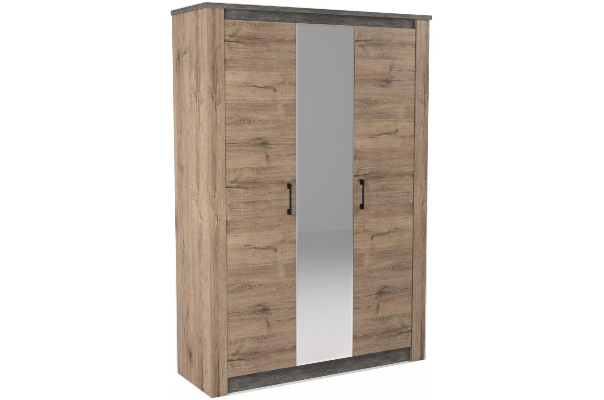 Шкаф Денвер трехдверный дуб веллингтон
