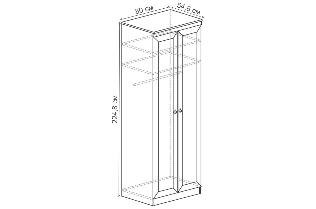 Шкаф Инна 609 денвер темный