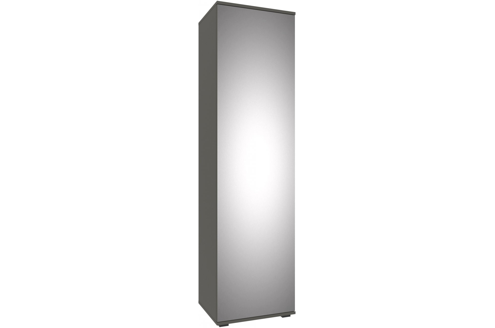 Шкаф Шторм однодверный серый графит