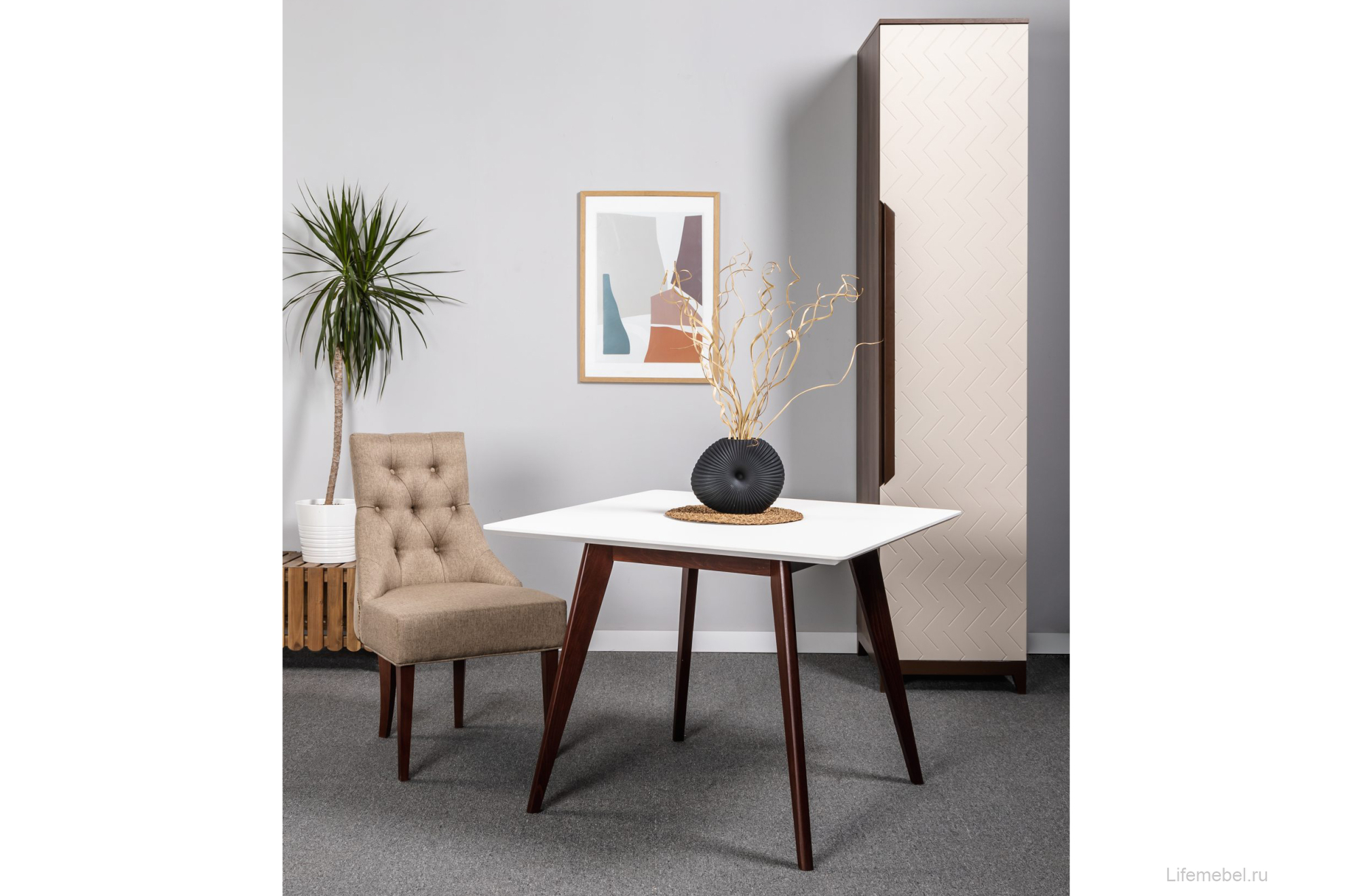 Шкаф Сканди беж