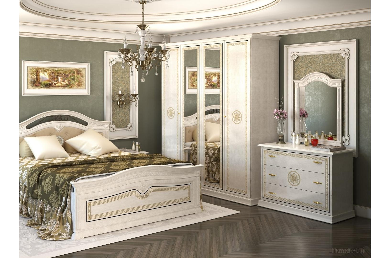 Шкаф Версаль 33.102 беж