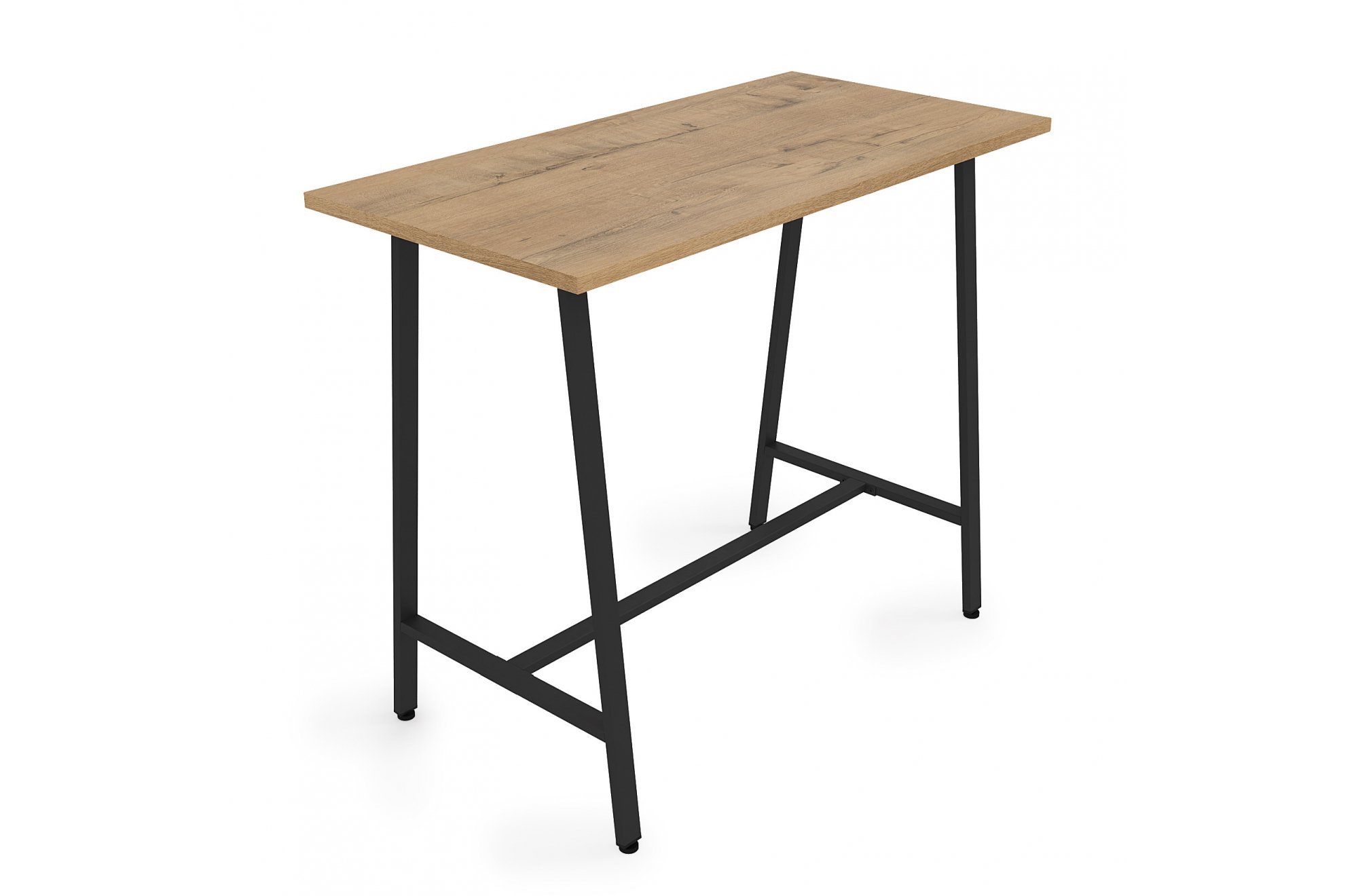 Барный стол Алиас-100-40 (1200*400*1000) teakwood/черный