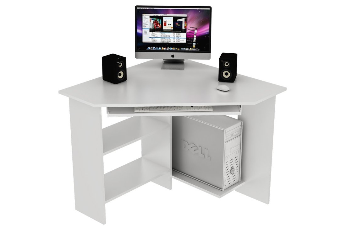 Компьютерный стол Джаз-29 белый