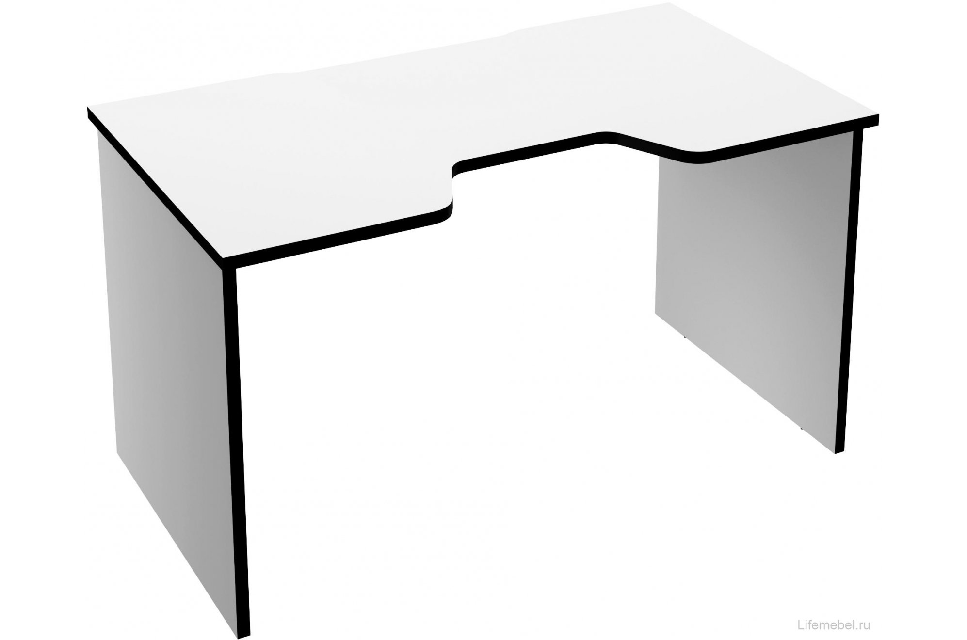 Компьютерный стол С-240 белый / черный