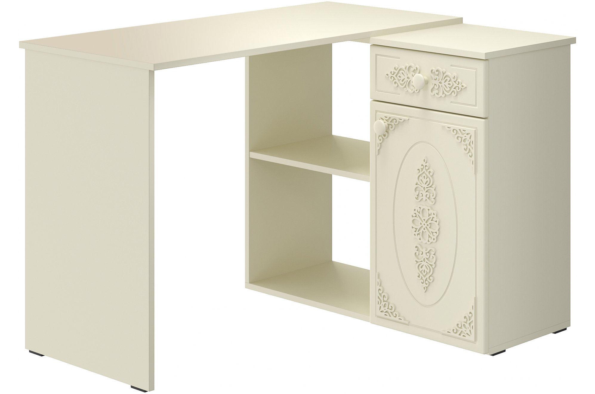 Письменный стол Ассоль плюс АС-67 ваниль