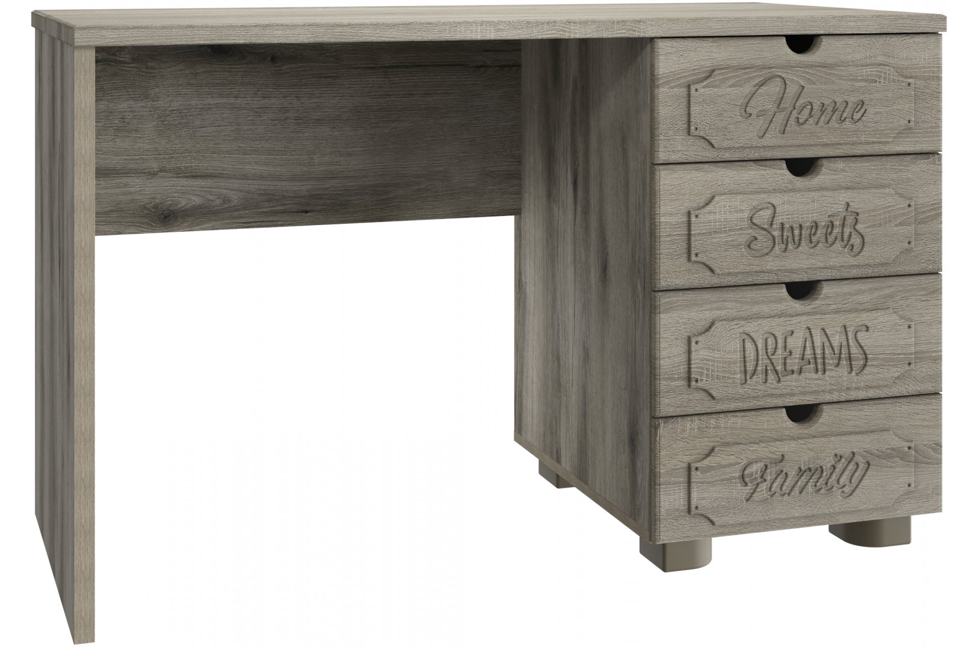 Письменный стол ДримСтар ДС-3 дуб эвок / дуб сонома темный