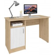 дуб сонома / белый