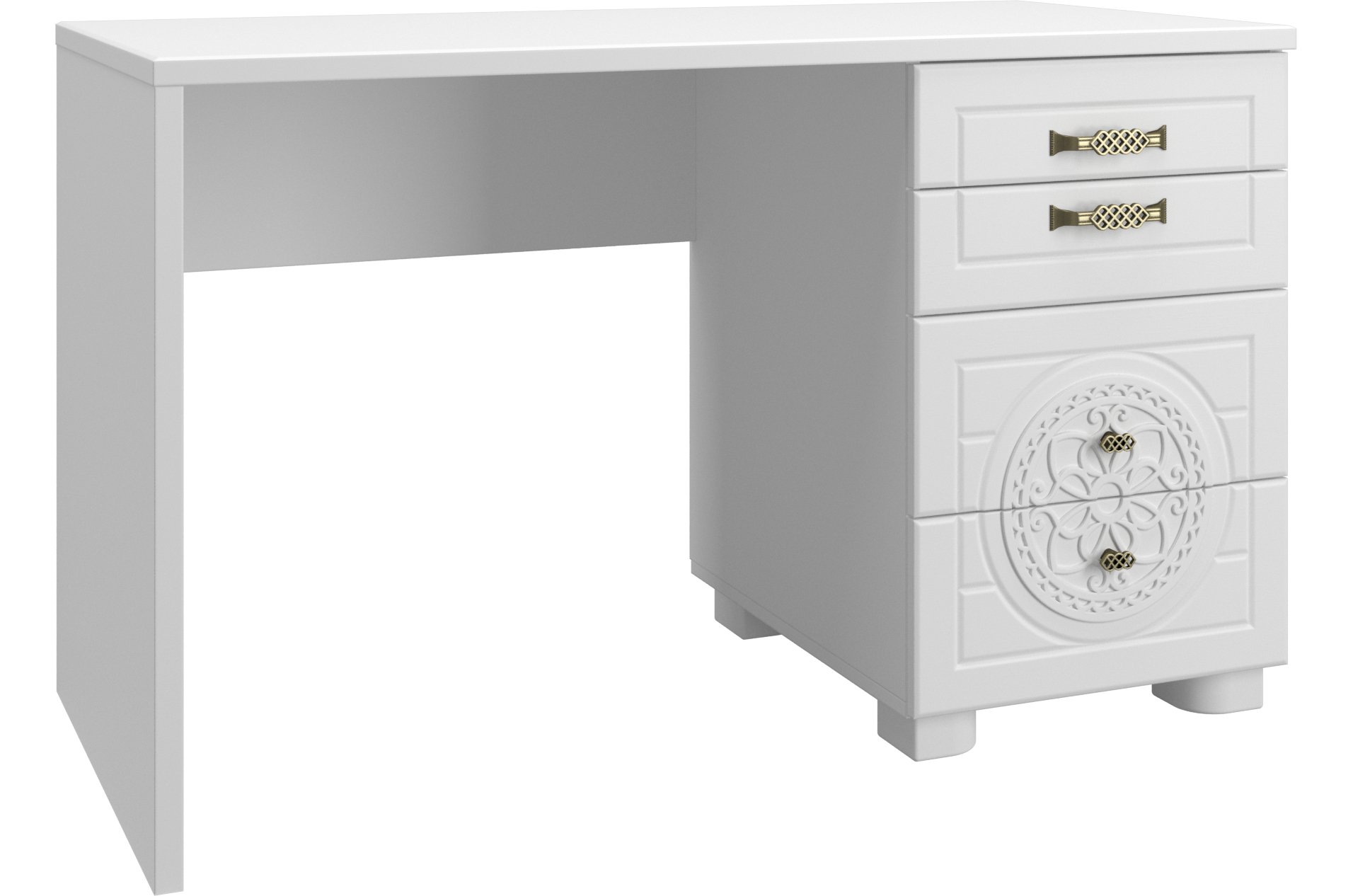 Письменный стол Монблан МБ-70К белое дерево