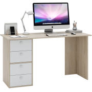 дуб сонома / белый