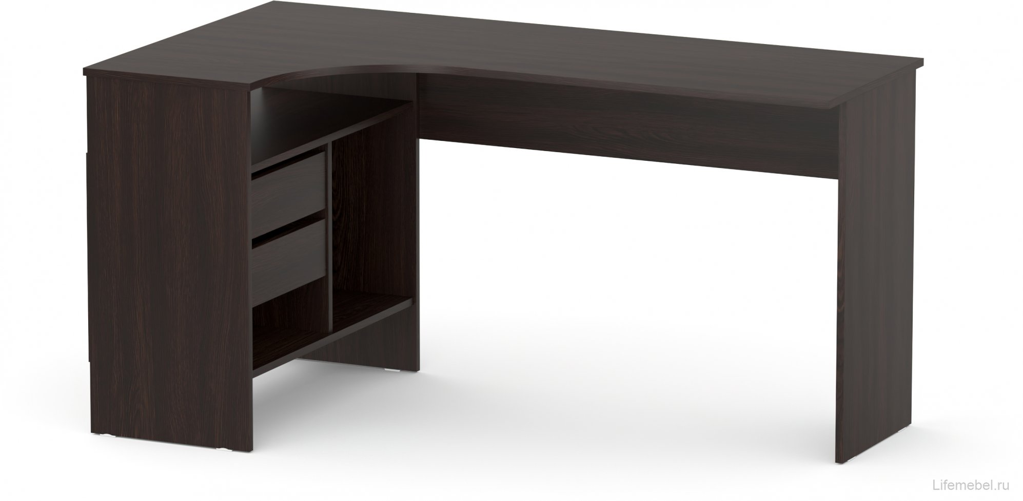 Стол письменный СПм-25 левый венге