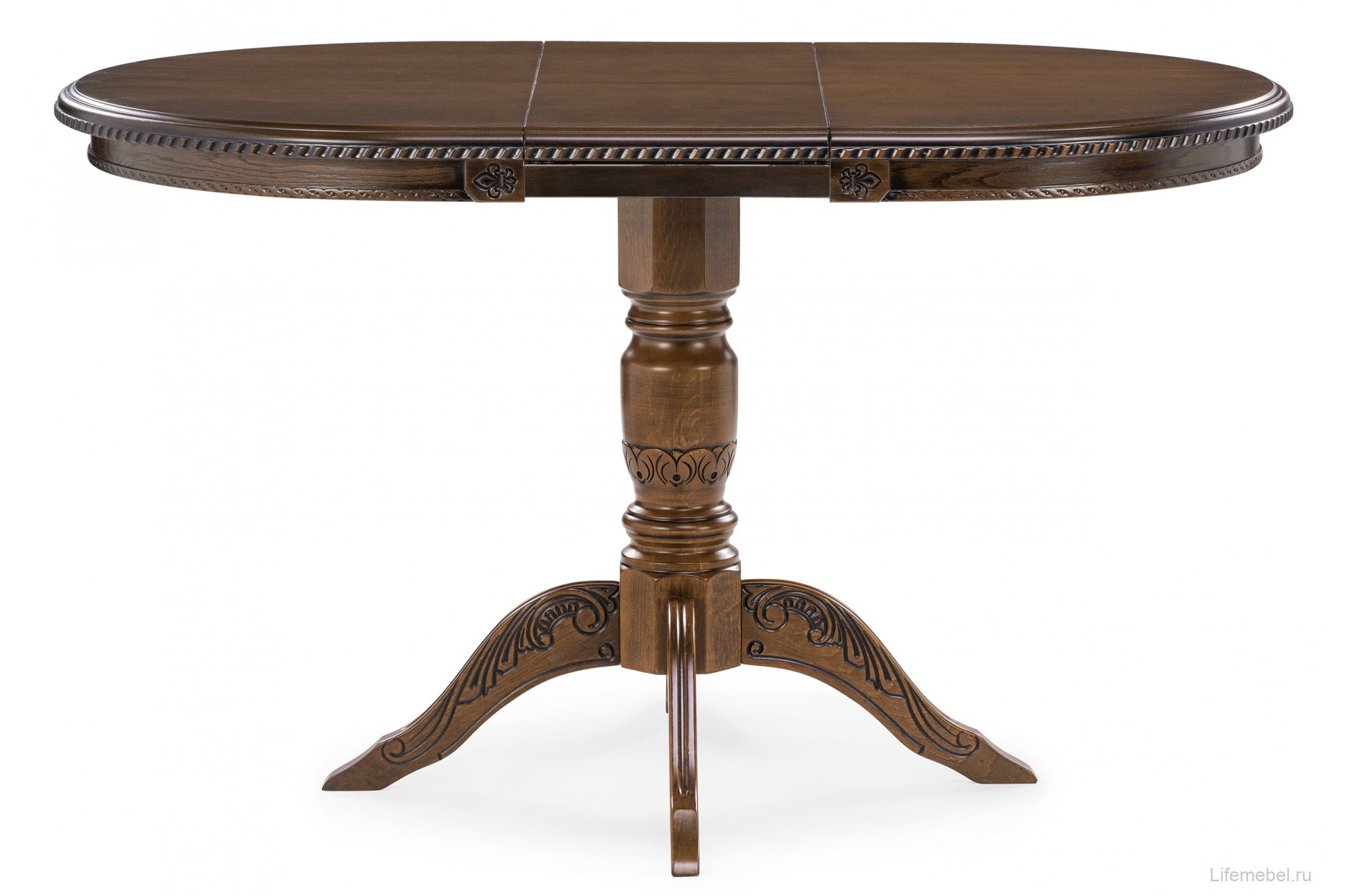 Деревянный стол Аллофан круглый орех