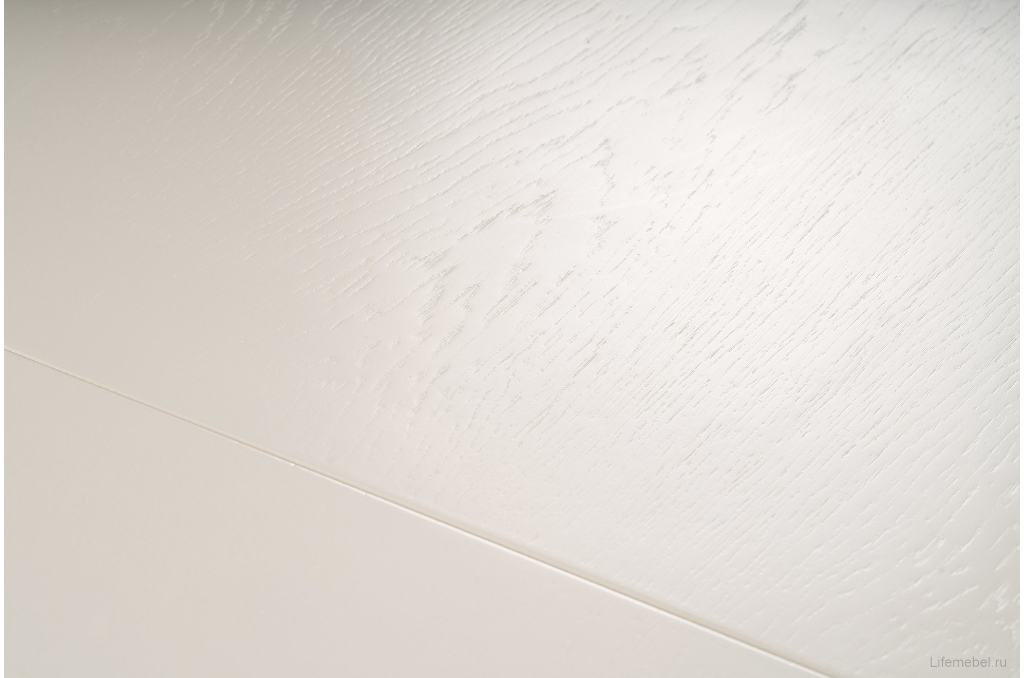 Деревянный стол Эвклаз овальный бежевый