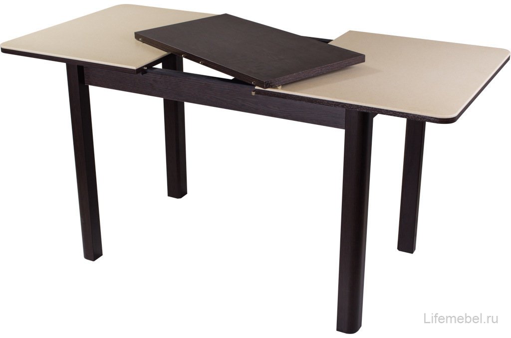 Стол Альфа ПР-М КМ венге / камень 06 / ножка 04 венге
