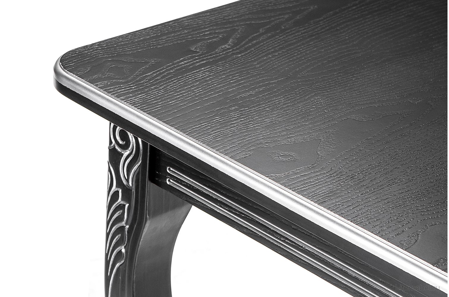 Стол Каллисто патина серебро