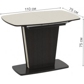 Стол на тумбе Честер тип 1