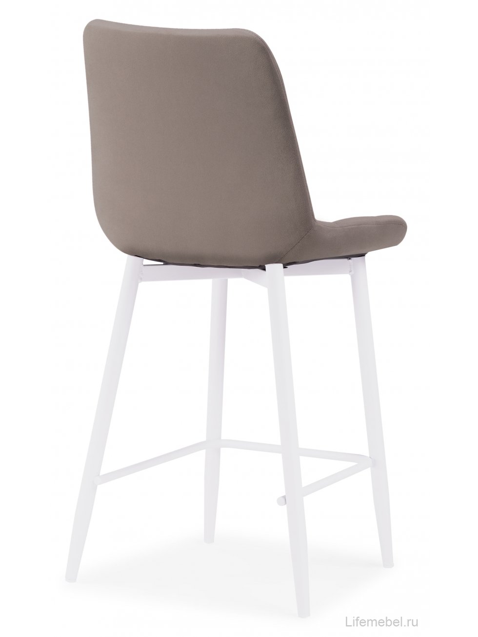 Полубарный стул Алст К латте / белый
