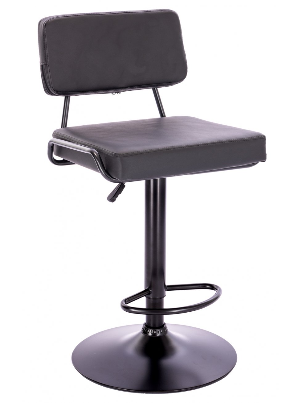 Барный стул Everprof Bit экокожа черный