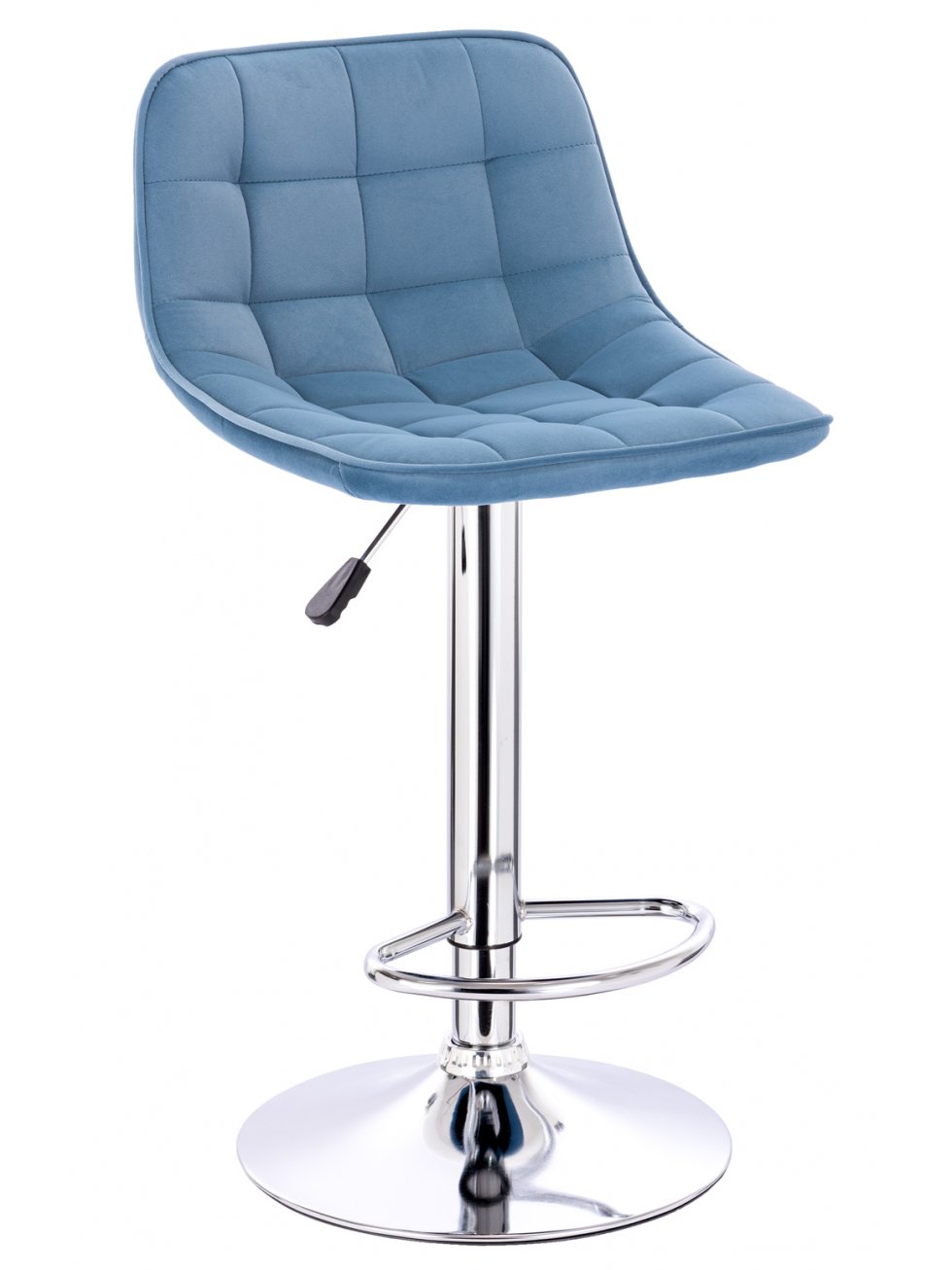 Барный стул Everprof Cooper ткань голубой