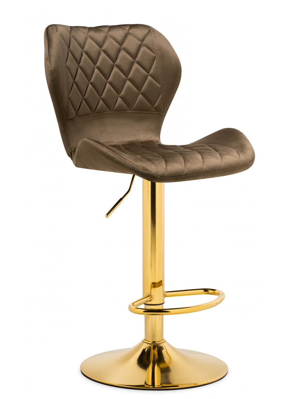 Барный стул Porch cappuccino / gold