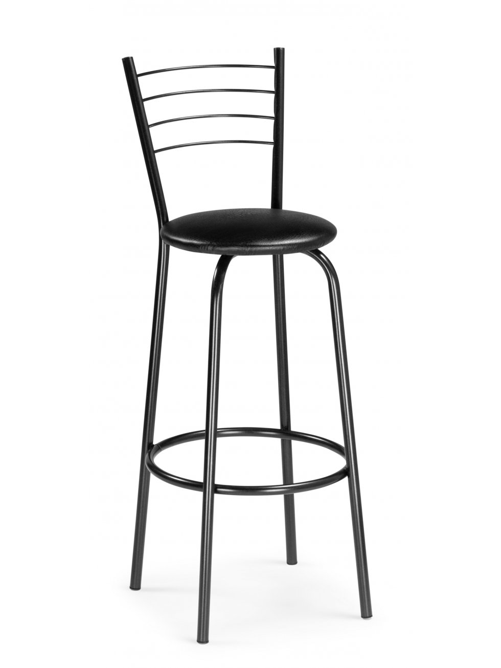 Барный стул Sadov черный / светлый мусс