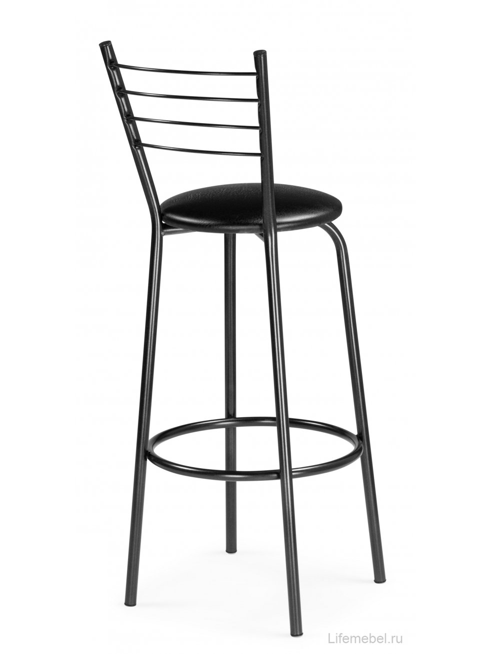 Барный стул Sadov черный / светлый мусс