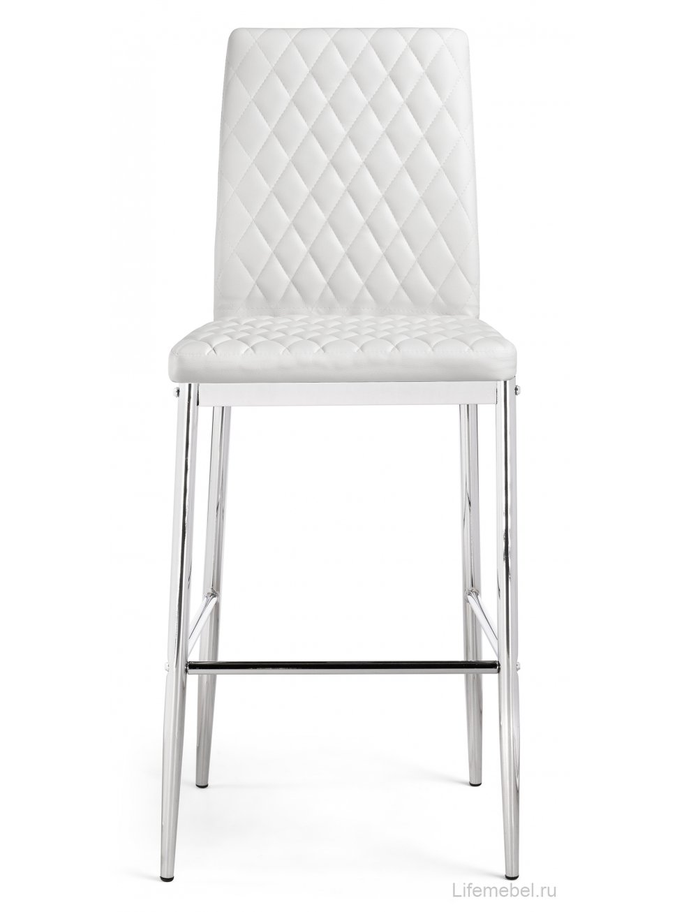 Барный стул Teon white / chrome
