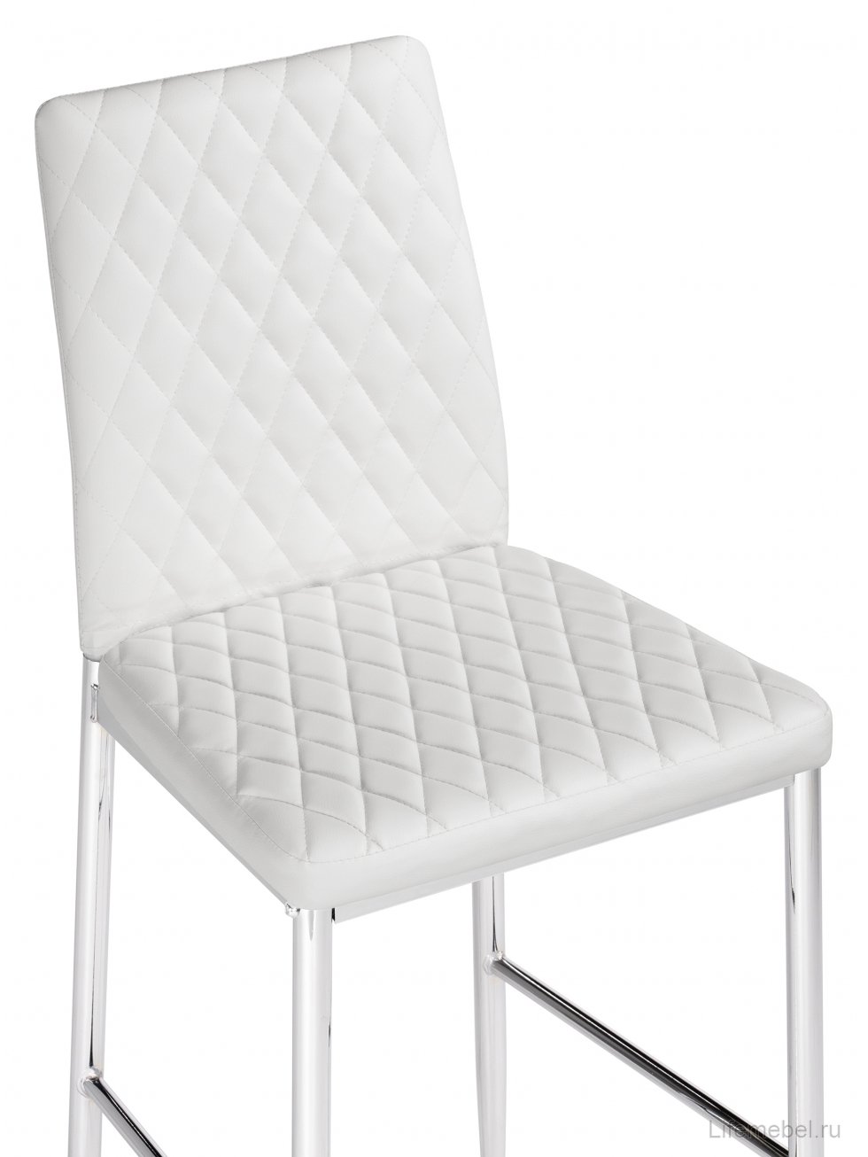 Барный стул Teon white / chrome