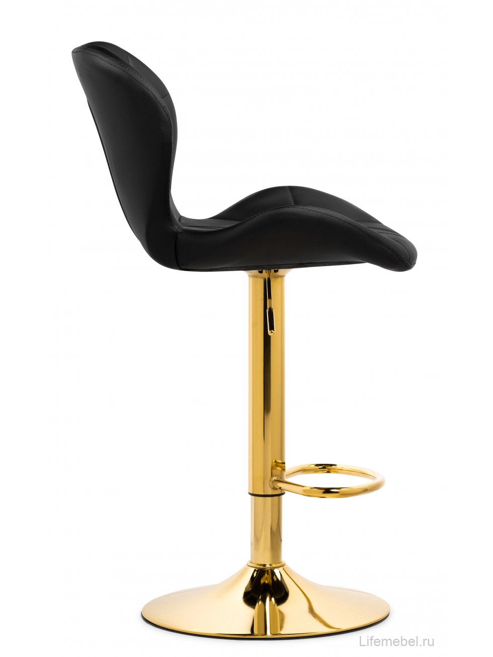 Барный стул Trio black / gold