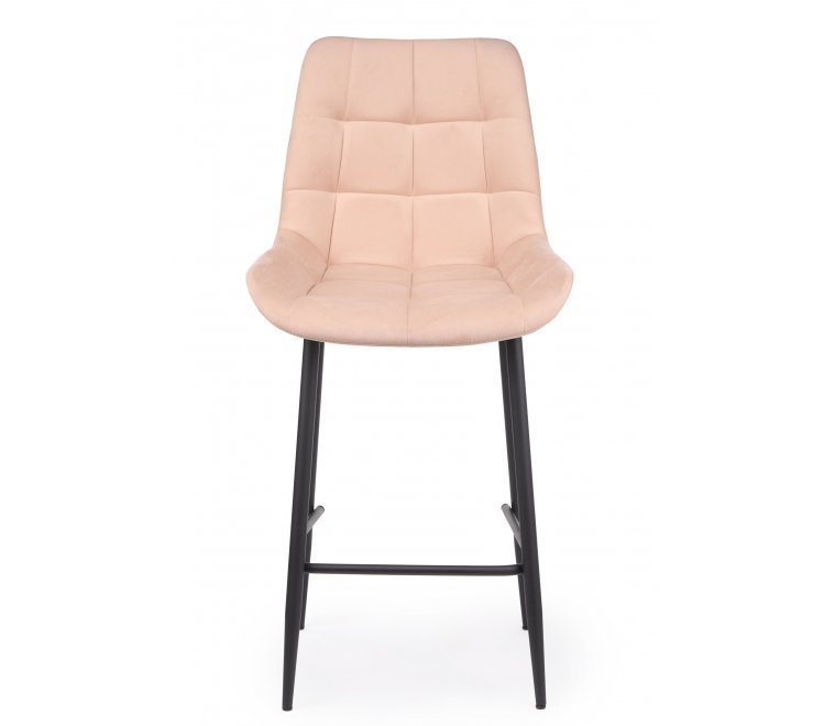 Полубарный стул Челси бежевый (zd 210) / черный Полубарный стул Челси бежевый (zd 210) / черный