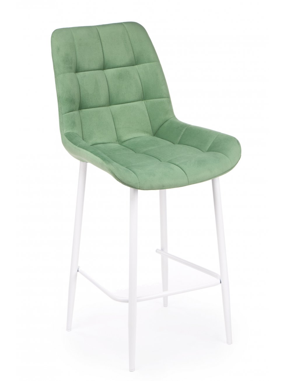 Полубарный стул Челси фисташковый (zd 651) / белый