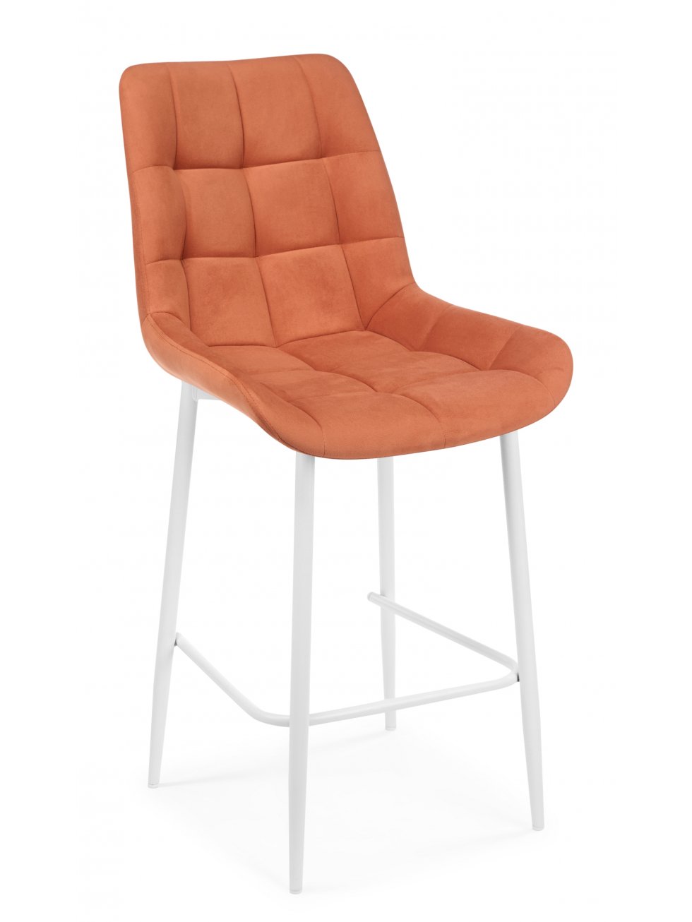 Полубарный стул Челси терракотовый (zd 432) / белый