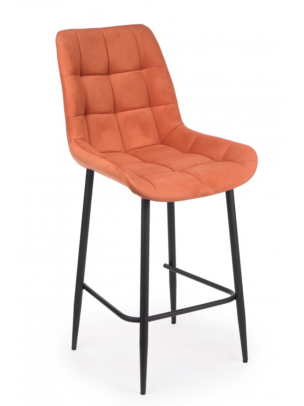 Полубарный стул Челси терракотовый (zd 432) / черный