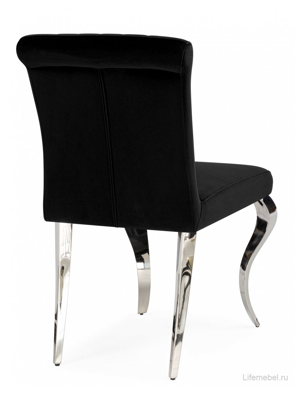 Стул на металлокаркасе Joan черный / хром