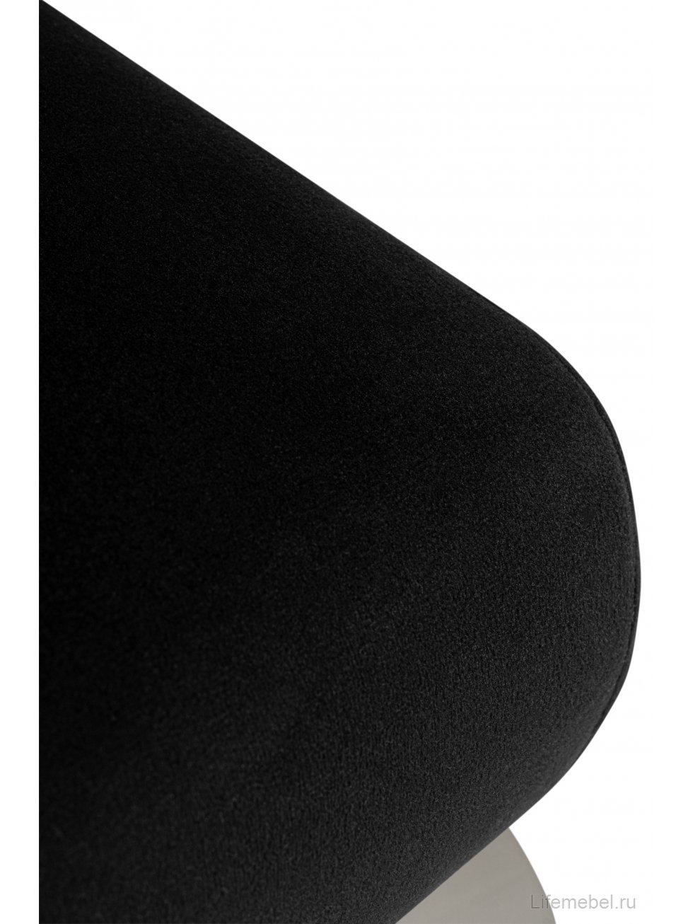 Стул на металлокаркасе Joan черный / хром