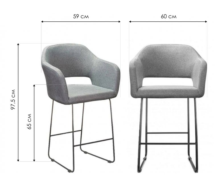 Полубарный стул Oscar Линк браун / золото Полубарный стул Oscar Линк браун / золото