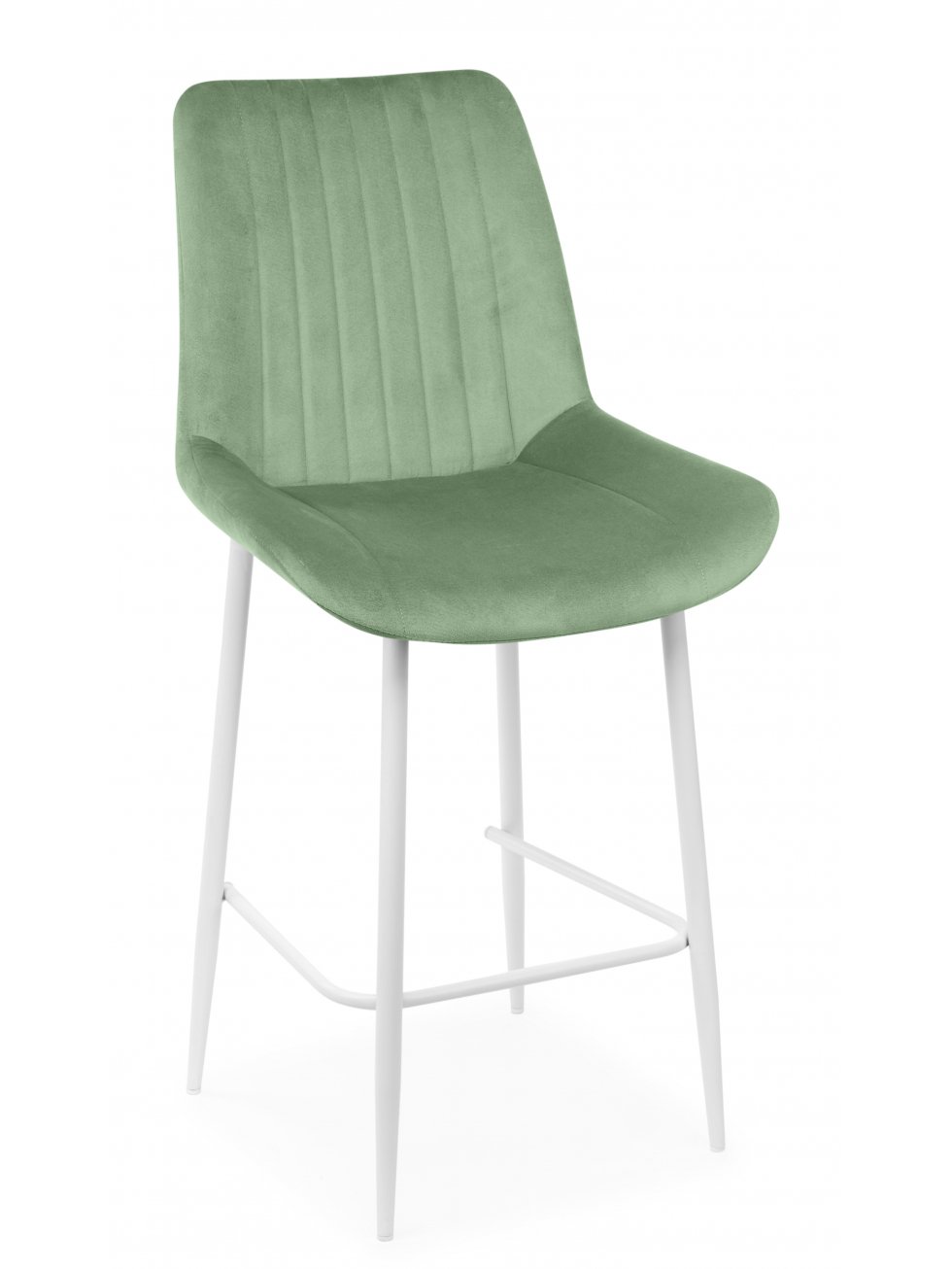 Полубарный стул Седа фисташковый (zd 651) / белый