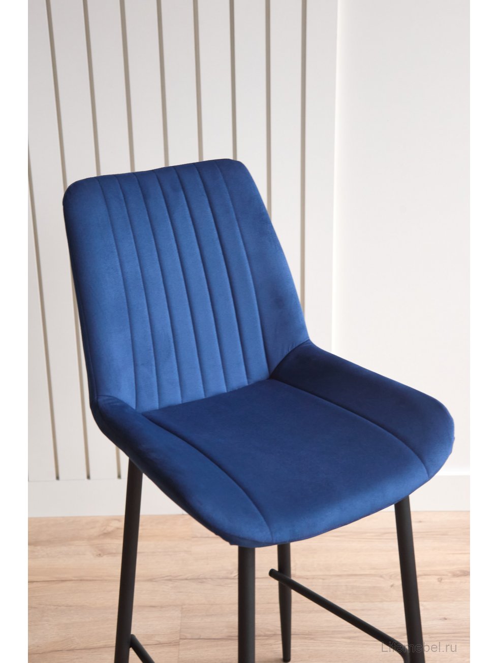 Полубарный стул Седа синий (zd 798) / черный