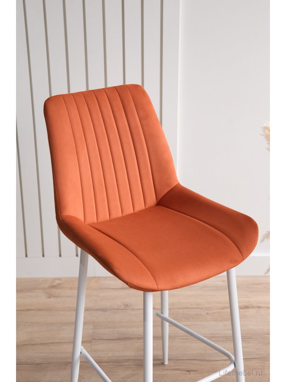 Полубарный стул Седа терракотовый (zd 432) / белый